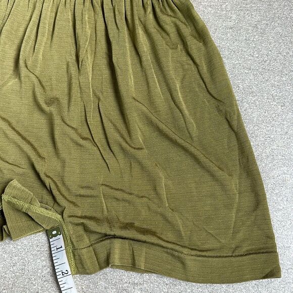 NWOT Intimately Free People Sleeveless Romper Elastic Waist Olive Green XS/S - Picture 4 of 12